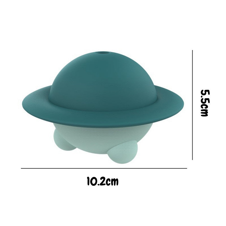 Cetakan Es Batu Bulat Silicone Bentuk UFO + Corong / Ice Cube Mold Silikon UFO / Alat Cetak Puding Jelly Agar Cokelat Bulat Bola Crystal Unik Lucu Mofan Acc Accessories Mofanaccessories