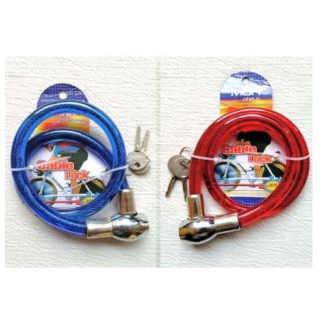Gembok Kawat 65cm 70cm / Kunci Kabel Cable Lock Kendaraan Sepeda Motor Listrik Roda Helm Pengaman Stang Pagar Serbaguna