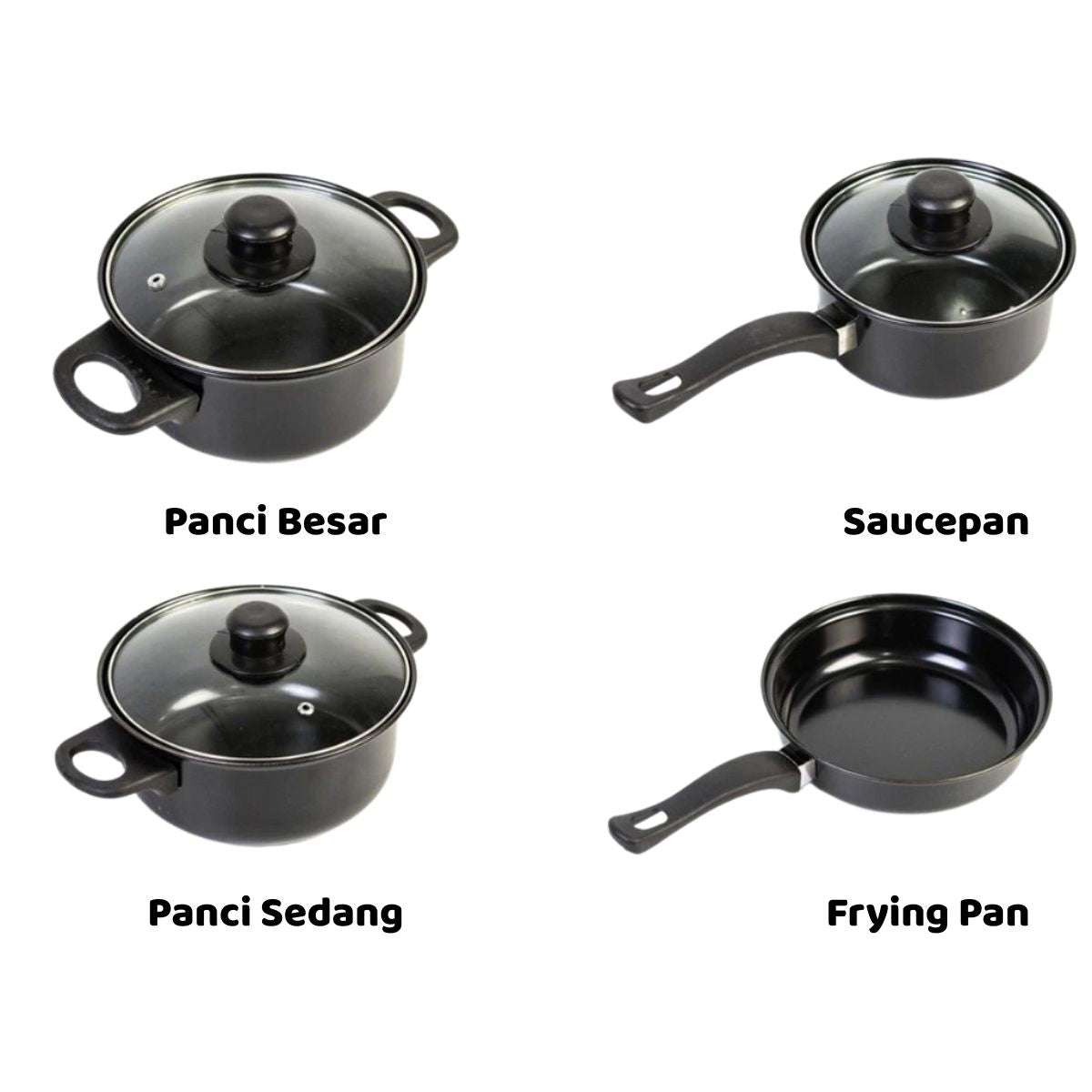 Set Panci 13pcs / Frypan Marblel 3in1 / Wajan Penggorengan Spatula Anti Lengket CookWare Multifungsi