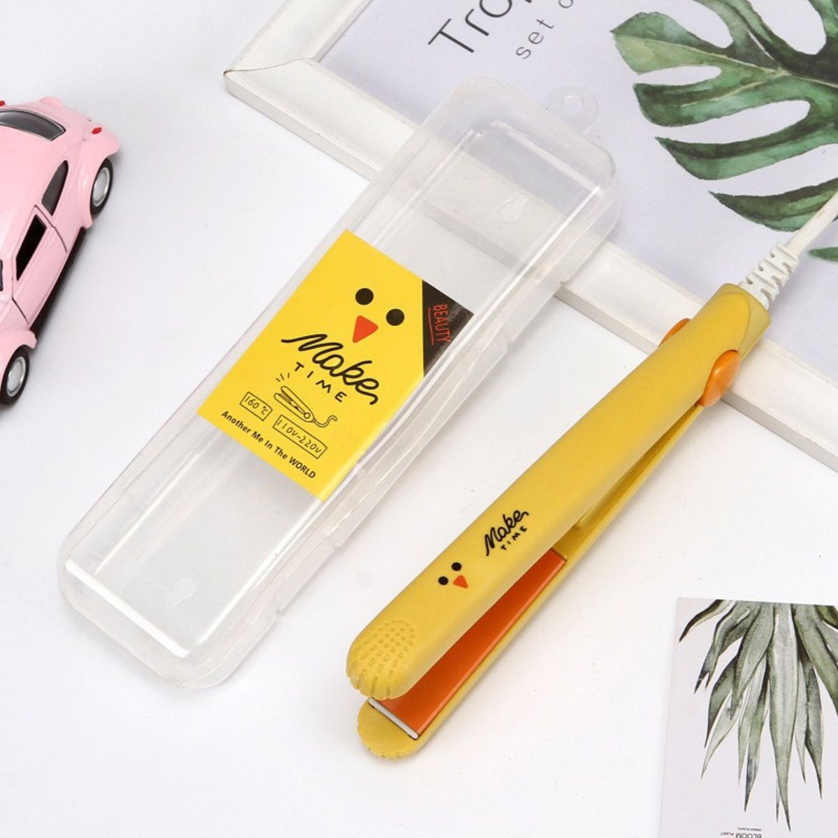 Catok Rambut Mini Lurus Dan Keriting Karakter 2in1 Alat Catokan Pelurus Rambut Travel Kemier Japan