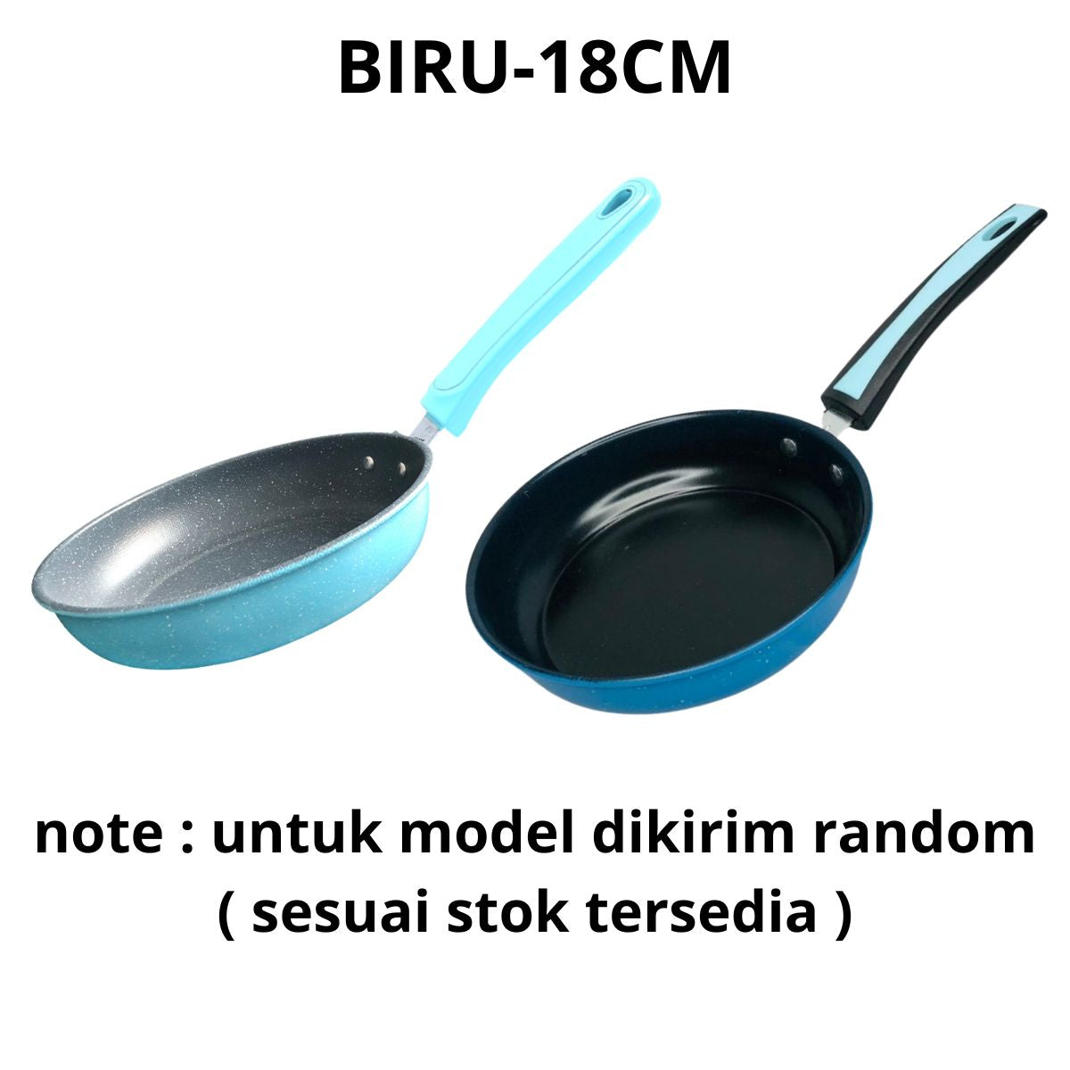 Teflon Serbaguna 18 CM Anti Lengket Frypan Ring - Alat Wajan Penggorengan Bentuk Bulat Gagang Panjang Untuk Goreng Tumis Rebus Non-stick / Panci Tempat Memasak Praktis Tahan Karat Food Grade / Peralatan Dapur Perlengkapan Rumah Tangga Multifungsi
