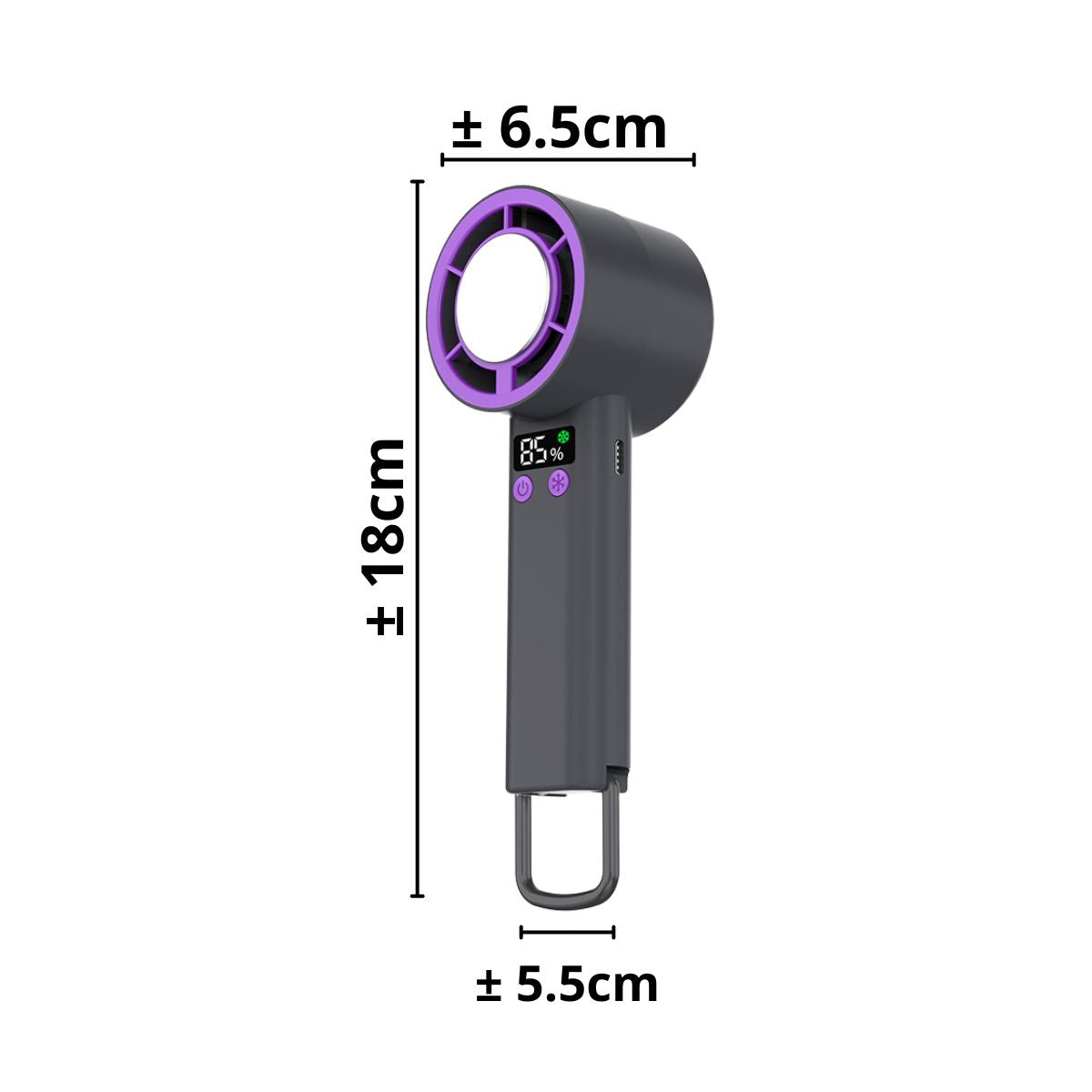 Kipas Portable Mini 100Super Speed Angin Super Kencang LED Display kipas tangan olahraga luar ruangan
