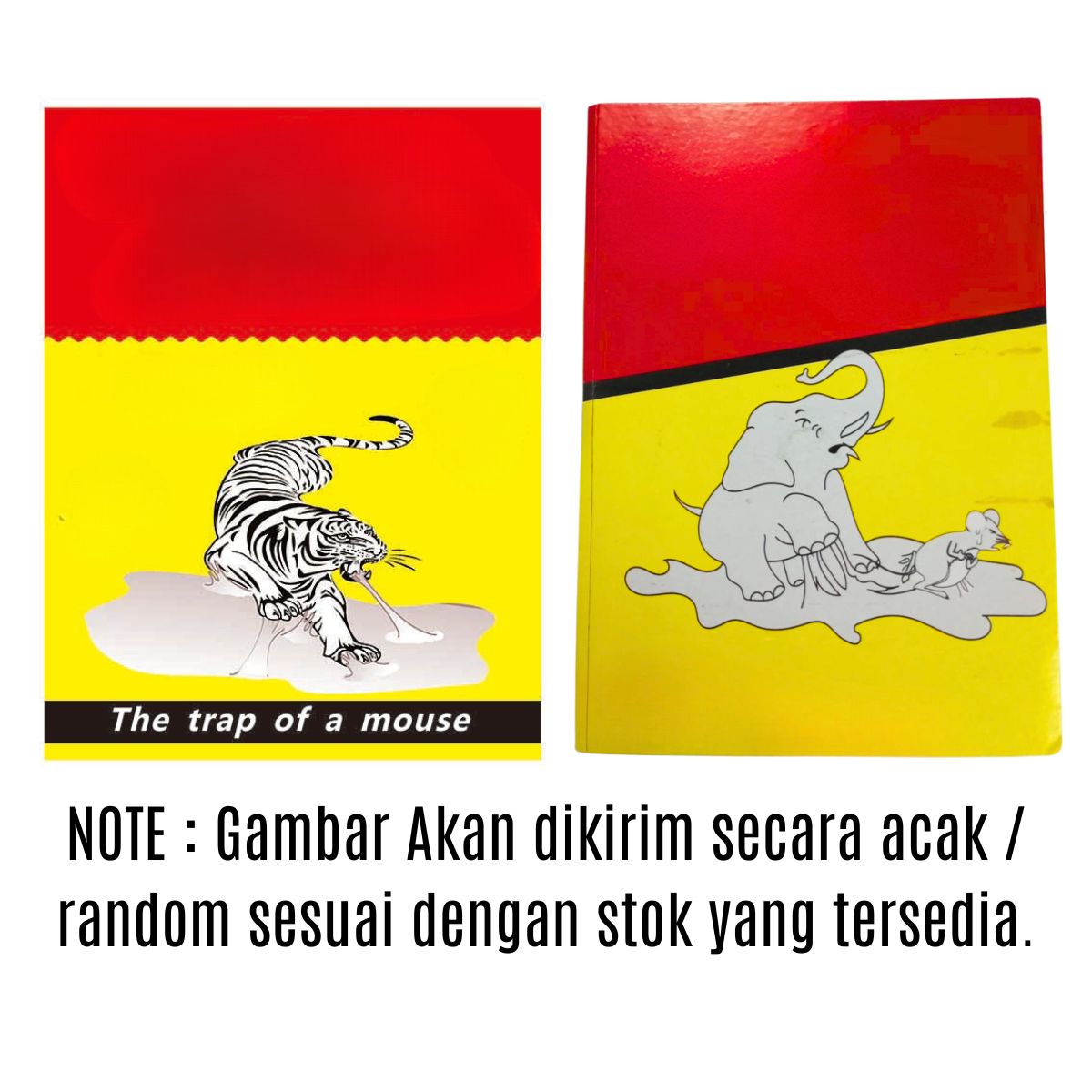 Lem Perangkap Tikus Model Buku / Alat Penangkap Pembunuh Pengusir Curut Kecoa Cicak Siap Pakai / Mouse Glue Trap / Papan Jebakan Pembasmi Hama Super Lengket Tanpa Bau Multifungsi