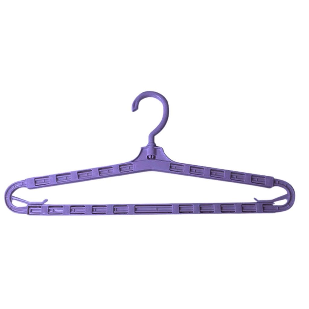 Gantungan Baju Tarik / Magic Hanger Plastik / Cantolan Gantung Jemuran Pakaian Celana Handuk Serbaguna