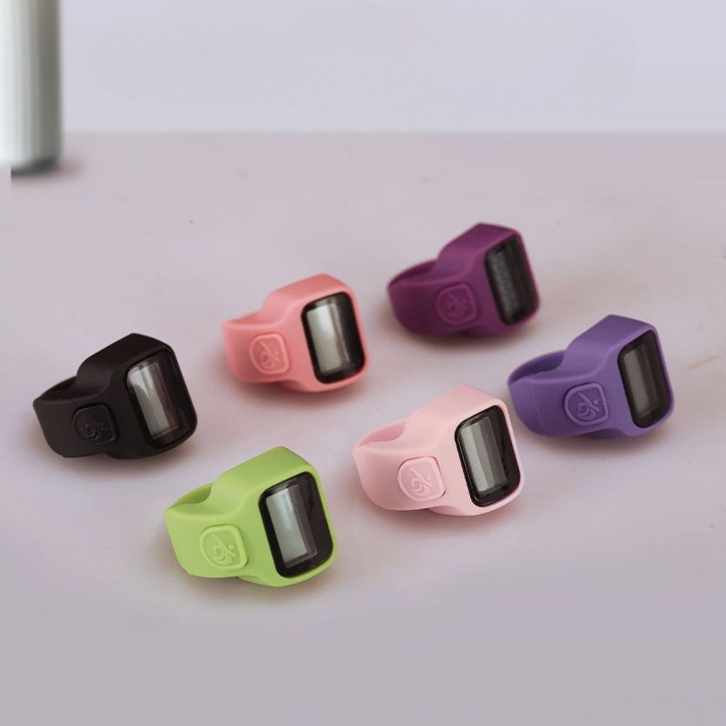 Cincin Tasbih Digital LED / Finger Counter Ring Mini / Penghitung Dzikir Portable Tally Modern Elegan