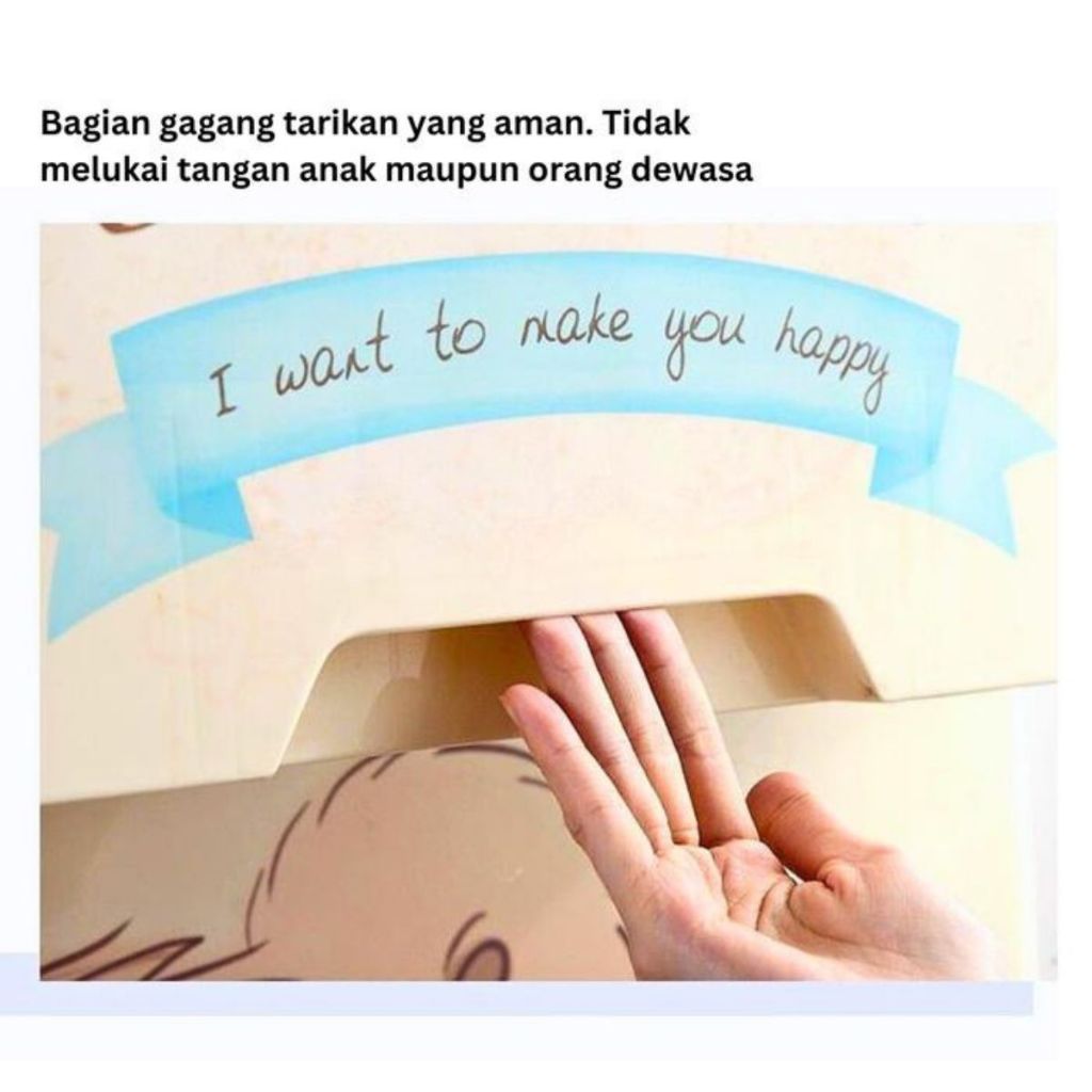 Lemari Plastik Panda 4-5 Susun | Kabinet Mini Rak Pakaian Tempat Penyimpanan Baju Celana Serbaguna Termurah