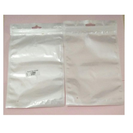 Plastik Klip Susu 13X22 Cm (ISI 100) Ziplock Putih Packing Plastic Zipper Zip Lock Aksesoris Ukuran