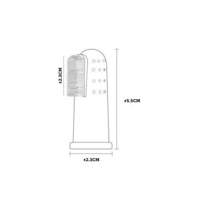 SIKAT GIGI Bayi Finger Tooth Brush Silikon Jari Baby Newborn Lidah Gusi Silicone Food Grade Lembut