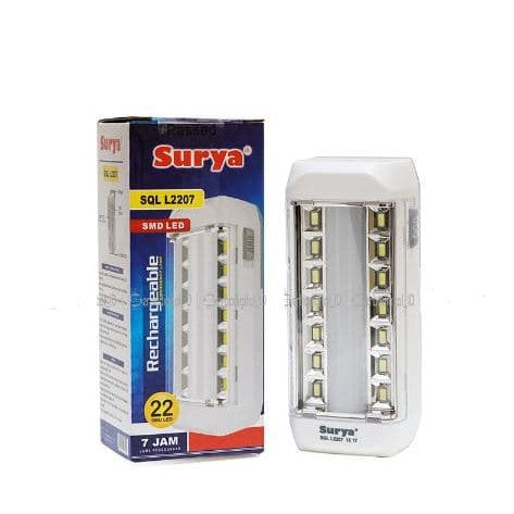 Lampu Emergency Surya SQL L2207 SMD 22 LED Rechargeable Lentera Senter Light Lamp Darurat Cas ulang