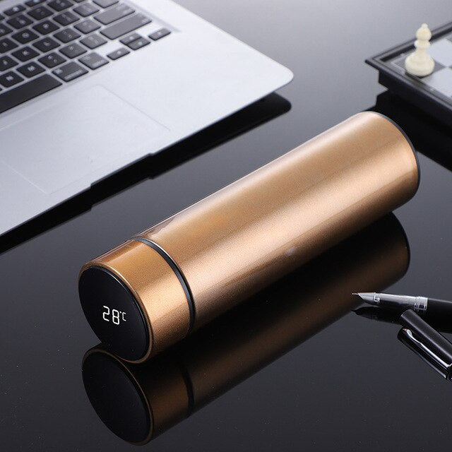 SMART TUMBLER 500Ml Thermos Temperature LED Display Vaccum Termos Suhu Botol Minum Stainless Steel