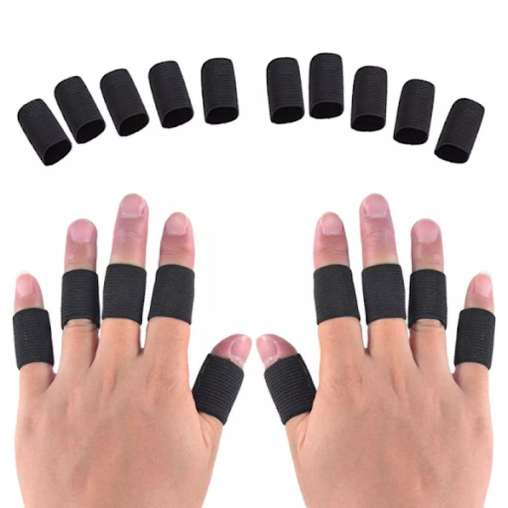 Finger Support Telaisi / Deker Pelindung 10 Jari Tangan Engkel Band Basket volly ball protector