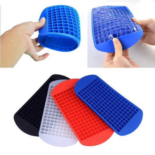 Silicone Cetakan Es Batu 160 Ice Cube Kecil BPA Free Silikon Anti Pecah Pudding Alat Cetak Karet