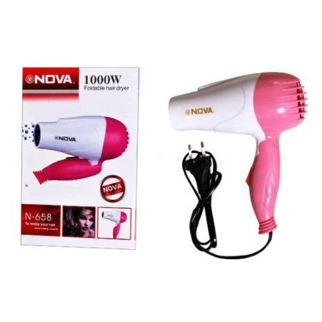 Hair Dryer Lipat Mini Alat Pengering Rambut Onyx OX-658 HairDryer 500 Watt Blow MURAH