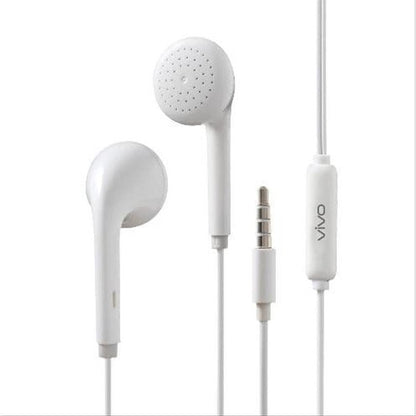 Headset Earphones Handsfree Earbud Stereo earphone putih untuk hp samsung vivo oppo huawei xiaomi