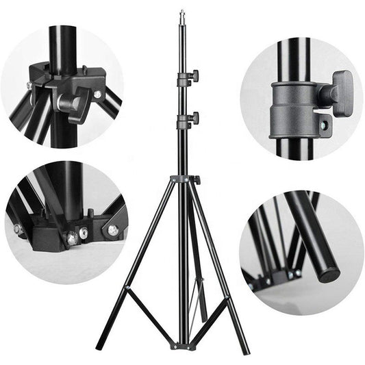 TRIPOD STAND 2,1 Meter For Selfie Ring Light Handphone Camera 210Cm Light Photograpy Studio Penyangga 2.1m