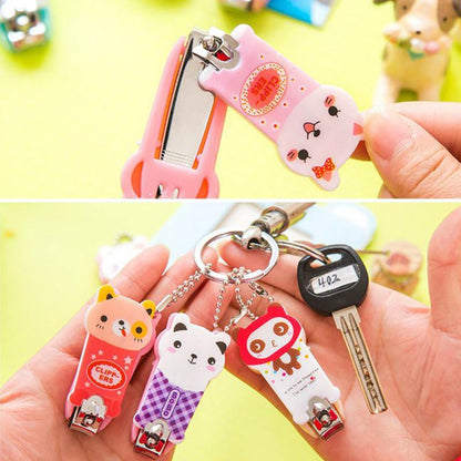 Gunting Kuku Karakter Lucu Cartoon Nail Clipper Manicure Pedicure Souvenir Gantungan Kunci