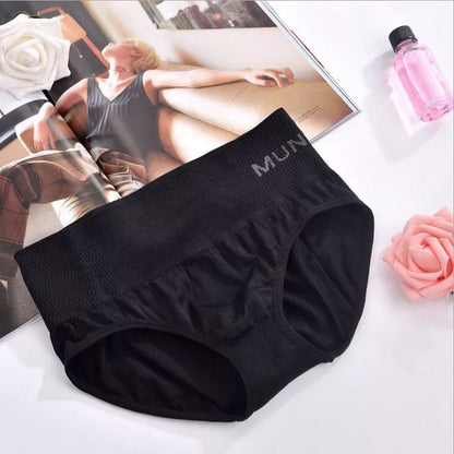 MUNAFIE Celana Dalam Wanita Korset Midi Slim Pants CD Import Underwear Katun High Waist Slimming