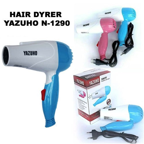 Hair Dryer Mini Lipat Alat Pengering Rambut NOVA N-658 Hairdryer Low Watt Murah Bagus Rekomen Salon