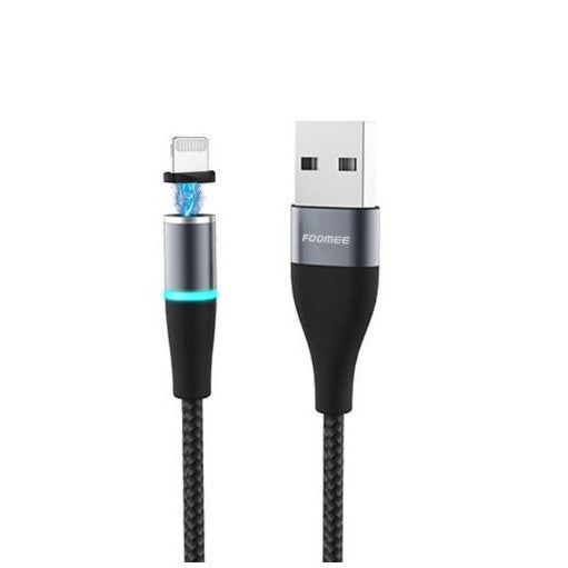 Kabel Data Magnetic Foomee DI12 120Cm Lightning For Iphone 2.4A Fast Charging