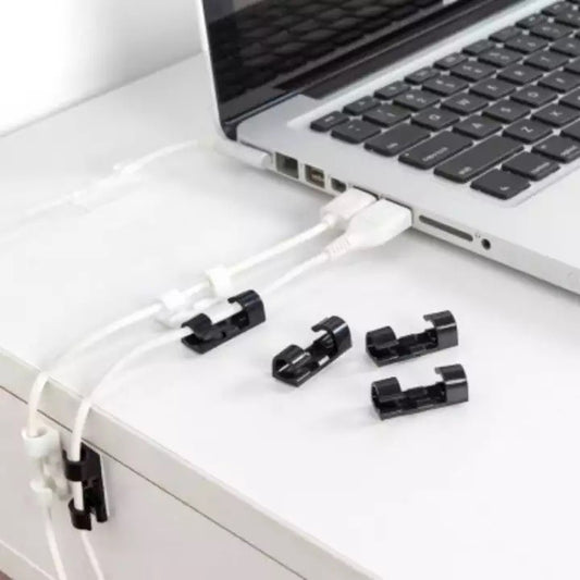 Cable Clip Isi 20Pcs Carprie Klip Kabel Organizer Holder Penjepit Tempel Charger HP Pengikat Clamp