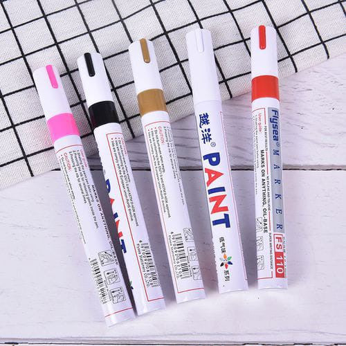 Spidol Ban TOYO Permanent Paint Marker Pen Cat Pulpen Warna Ban Mobil Motor Permanent Waterproof