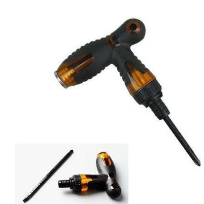 Obeng T Bolak Balik 2IN1 Obeng T Kombinasi Plus Minus Screwdriver Multifungsi