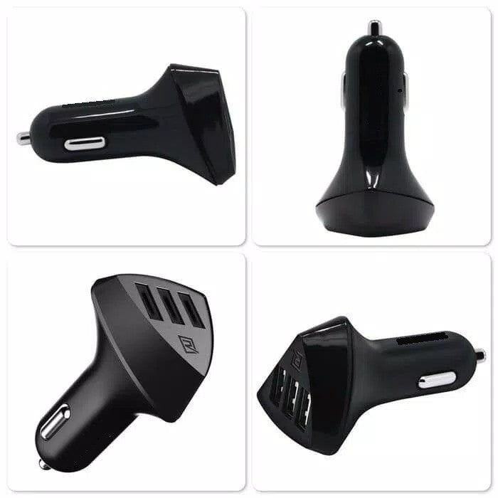 Saver Car Charger Mobil Output 3 USB Alien RCC304 Series Port Fast Charging 4.2A Charge Casan Quick