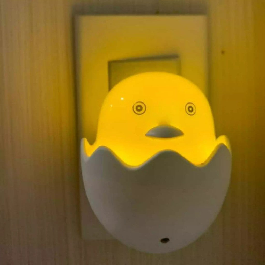 Lampu Tidur LED Telur Ayam Sensor Cahaya Dekorasi Kamar Night Light Lamp Chicken Egg Bebek Duck Unik