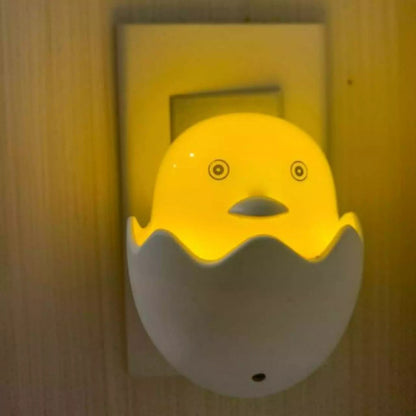 Lampu Tidur LED Telur Ayam Sensor Cahaya Dekorasi Kamar Night Light Lamp Chicken Egg Bebek Duck Unik