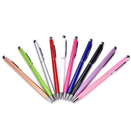 Stylus + Pen 2IN1 Ballpoint Pulpen Smartphone Hp Touch Screen Touchscreen Pena Sensitive