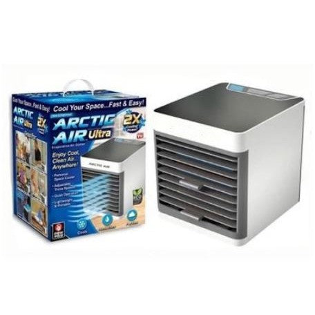 Arctic Air Cooler Fan Ultra AC Mini Portable USB 2X Cooling Power / Artic Air Pendingin Penyejuk Ruangan 7 LED