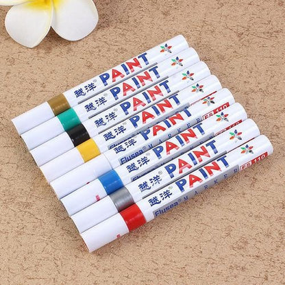 Spidol Ban TOYO Permanent Paint Marker Pen Cat Pulpen Warna Ban Mobil Motor Permanent Waterproof