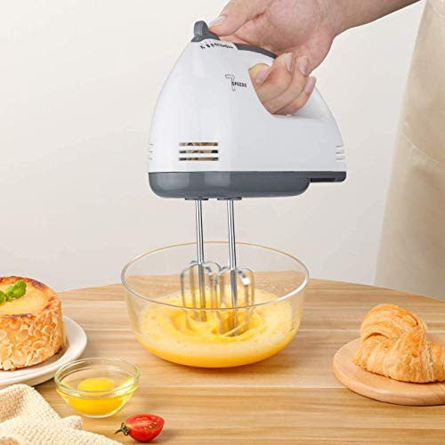 Hand Mixer Elektrik Pengaduk Adonan Roti Kue 7 Speed / Alat Kocokan Telur Electric Dengan 4pcs Alat Pengocok