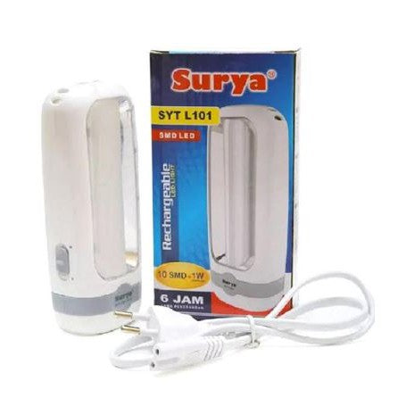 Senter / Lampu Darurat Surya SYT L101 Emergency Lamp LED 10 SMD Putih Darurat Rechargeable Cas Ulang