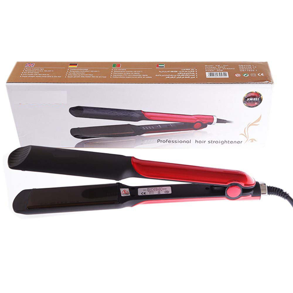 Catokan KM-531 Professional Hair Straightener Alat Catok Pelurus Rambut Lurus Elektrik Wet Dry