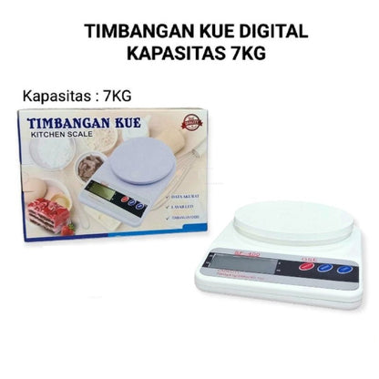 Timbangan Dapur Digital SF400 10Kg FREE BATERAI Kitchen Scale SF 400 Kapasitas Kue Tepung Bahan LCD