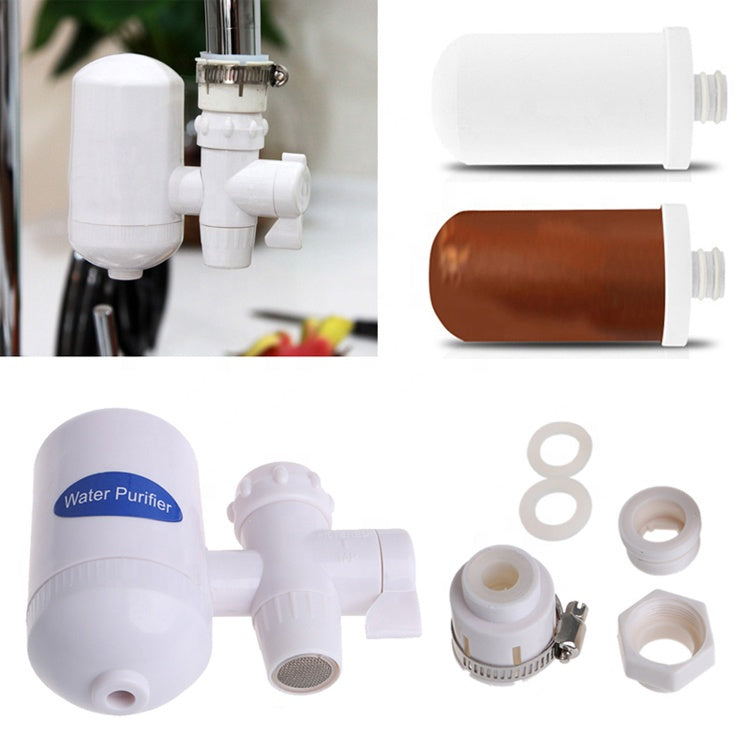 Penyaring Filter Kran Air Water Purifier Saringan Double SWS HI Tech Keran wastafel cuci piring buah sayur Air Murni Cartridge Keramik Saring Kotoran Termurah