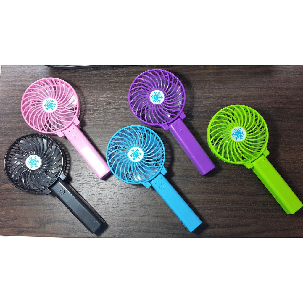 Kipas Angin Tangan Handy Mini Fan Handheld Rechargeable Portable 2000mAh Lipat