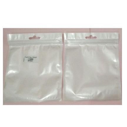 Plastik Klip Susu 12X15 Cm (ISI 100) Ziplock Putih Packing Plastic Clip Zipper Ukuran Size Tebal Pcs