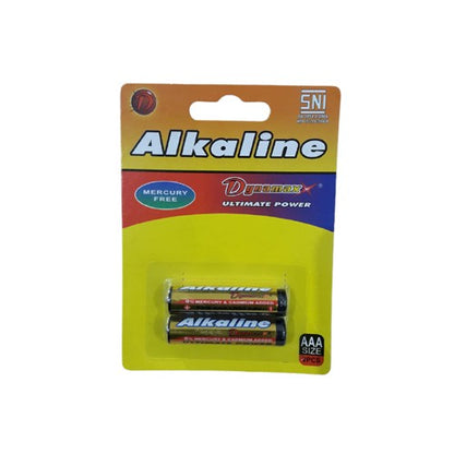 Baterai Alkaline AAA A3 isi 2 PCS Dynamax 1.5V Battery Kualitas SNI Ultimate Power batu batre batere