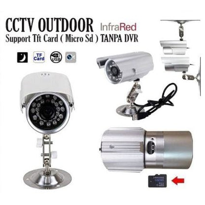 Camera CCTV Portable Memory Card Micro SD Kamera Pengintai OUTDOOR 720P