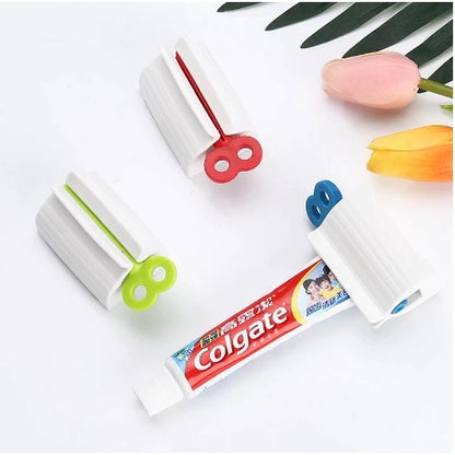 Dispenser Odol Model Roll Putar / Alat Penjepit Penggulung Pasta Gigi / Alat Putar Pencet Gulung Tube Krim Kosmetik Toothpaste Squeezer Holder Praktis