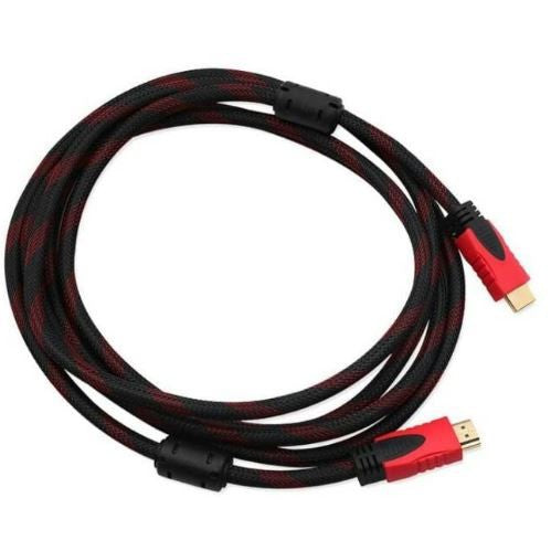 Kabel Sambungan 1.5 Meter 3 Meter 5 Meter Serat Jaring High Quality Male to Male Extender 1080P Penghubung HD ke TV Proyektor Monitor