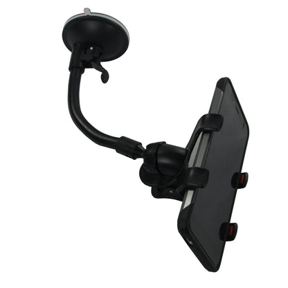 Soft Tube Car Holder Mobil Jepit 4 Cakar Tempel Kaca Dashboard Gps HP Flexible Universal Penyangga