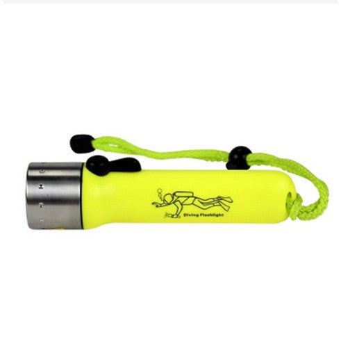 Senter Selam Flashlight For Diving CREE 3W LED Lampu Anti Air Cahaya Tahan Dalam Laut Nyelam Light