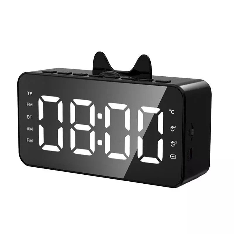 SPEAKER JAM BLUETOOTH Desktop Alarm Q9 LED Digital Clock Display Smart Weaker Portable Wireless