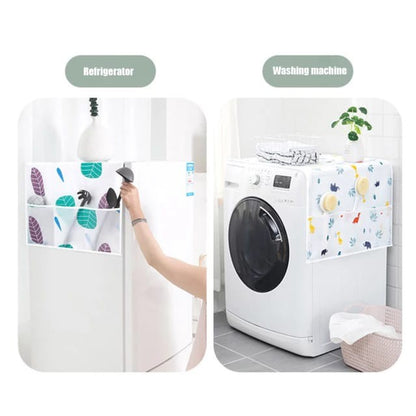 Refrigerator Cover Penutup Atas Kulkas Kantong Pouch Alas Mesin Cuci Taplak Meja Anti Debu Air Dust