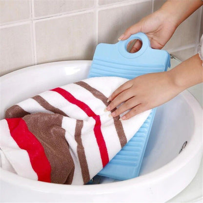 Papan Cuci Pakaian Mini / Penggilasan Pakaian Dalam Baju Anak Kaos Kaki Kain Lap Washboard / Gilesan Plastik Gilasan Gilas Kucek Sikat Travel Portable Mini Serbaguna