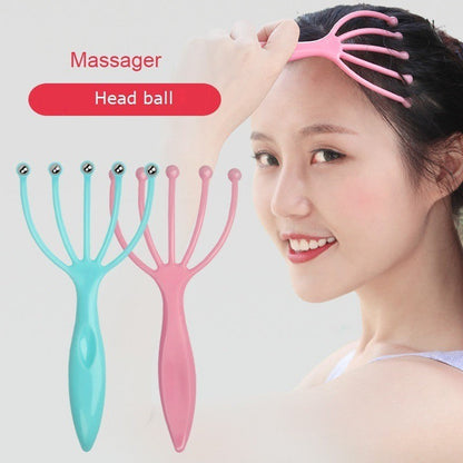 Bokoma Alat Pijat Kepala Head Spa Massager Scalp Refleksi Pemijat Kepala Plastik Manual Terapi Badan