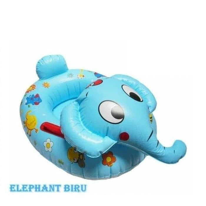 Ban Pelampung Anak Intex Baby Swim Boat Motif Animal Split Rings Bayi Duduk Kaki Berenang Karakter